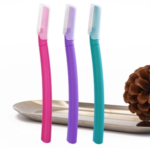 Cuchilla para Dar Forma a las Cejas, Raspador de Cejas, Maquinilla de Afeitar Facial con Cubierta, Kit de Depilación Facial, Belleza - Product Image 1