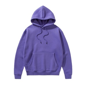 Sweat à capuche vierge en molleton 100 % coton épais de haute qualité pour homme, personnalisable avec logo brodé, écologique, coupe classique, vente en gros - Product Image 3