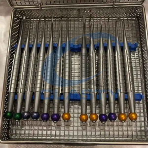 ชุดเครื่องมือผ่าตัดปริทันต์ขนาดเล็ก CLASTY INSTRUMENTS แบบจับมือ  ชุบเงิน ได้รับการรับรองมาตรฐาน CE ระดับ Class I เครื่องมือผ่าตัดที่มีความแม่นยำสูง - Product Image 5