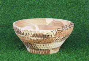 Premium Natural Wooden Serving Bowl – Handcrafted Reusable Kitchen & Dining <b>Tableware</b> - Product Image 2