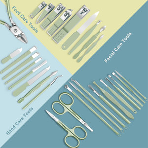 Manicure Set Professional Nail Clippers Kit <b>Pedicure</b> Care <b>Tools</b> Stainless Steel Women Grooming Kit for Travel - Product Image 2