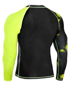 Wholesale <b>Mens</b> Custom Rashguard Long Sleeve <b>Compression</b> Swim Training <b>Shirt</b> Sublimation OEM Sportswear OEM Wholesale - Product Image 6