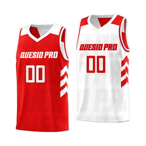 Maillot de basket sans manches grande taille, coupe athlétique, personnalisable avec nom d'équipe, nom et numéro, vêtements de sport - Product Image 1