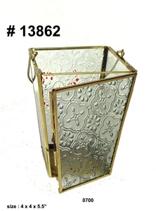 GOOD <b>DESIGN</b> Handmade <b>Glass</b> Terrarium 6" 8" Geometric <b>Design</b> Indoor Plants Tabletop Display - Product Image 3