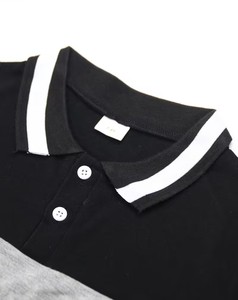 Boys Embroidered Knitted Cotton Polo Neck T-Shirt Short Sleeve Anti-Wrinkle 180g Summer Casual Wear Quick Dry Eco-Friendly Solid - Product Image 3