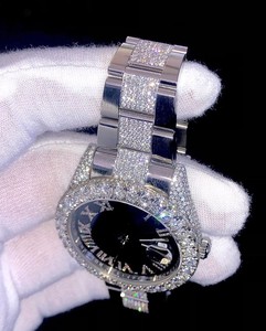 Joyas de Belleza de Edición Limitada Hechas a Mano, de Lujo, en Acero Inoxidable con Cristal de Zafiro, Unisex, Clásicas, Estilo Hip Hop, Mecánicas - Product Image 4