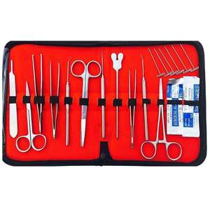Medical Student Dissecting Kit 20 Pieces Surgical Instruments Set PVC Silicon <b>Case</b> Educational Teaching Kit CE By Grip Surgical - Product Image 6