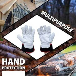 Gants de travail résistants aux hautes températures, sur mesure, avec protection renforcée pour le soudage industriel - Product Image 3