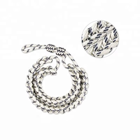 Neat Stitched Exquisite Fine Workmanship Factory Direct Sale Silver Metallic Yarn with Silk Black Cross Uniform Aiguillettes