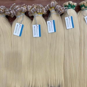 Extensiones de cabello de cinta plana vietnamita de súper alta calidad 100% cabello humano Rubio Natural sin desprendimiento listo para enviar - Product Image 2