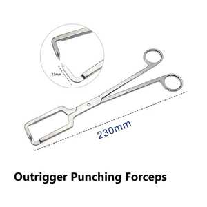 Pinzas perforadoras Outrigger, instrumento quirúrgico ortopédico, herramienta de cirugía ósea de acero inoxidable para traumatología - Product Image 6