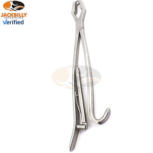 คีมจับกระดูกสแตนเลสสตีลแบบแมนนวล JACKBILLY คุณภาพพรีเมียม ขนาด 7 นิ้ว พร้อมระบบล็อคแบบแร็ทเช็ต สำหรับการผ่าตัด ได้รับการรับรองมาตรฐาน MOL - Product Image 2
