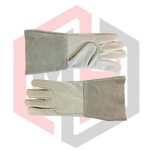 Guantes de Cuero Vacuno Resistentes a Desgarros, Anticorte, Antiestáticos, para Bomberos, Soldadura TIG, de Alta Resistencia y Durabilidad, 11 oz - Product Image 6