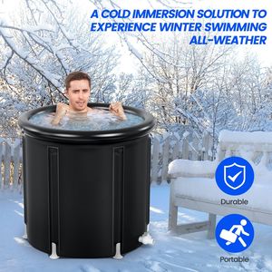 Grande baignoire glacée multicouche portable de 99 gallons pour la récupération de la thérapie musculaire des athlètes pour la thérapie par l'eau froide de la salle de sport de jardin - Product Image 4