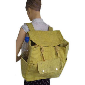 Unisex Canvas Webbing Messenger Bag Geometric Pattern Fashion <b>Envelope</b> Shape Handbag with Dual Handles Zipper Closure - Product Image 1