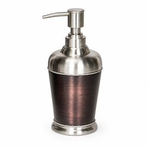 Distributeur de savon en cuivre martelé, pompe à main en métal, flacon de lavage des mains, distributeur de lotion liquide rechargeable pour comptoir, idéal pour les ensembles de salle de bain d'hôtel - Product Image 3