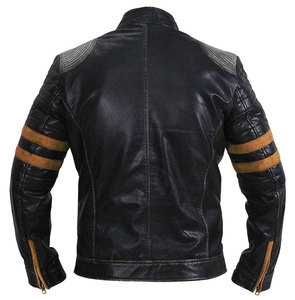 Veste en cuir pour homme, vente chaude, hiver, col montant, confortable, respirante, coupe-vent, taille personnalisée disponible - Product Image 6