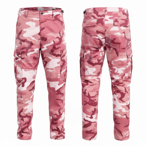 Multi Purpose Custom Design <b>Camouflage</b> <b>Cargo</b> Pants Lightweight Cotton New Style Multi Pocket Slim Fitted Outdoor Trousers Pants - Product Image 2