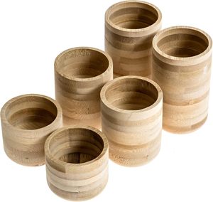 Wooden <b>Tea</b> <b>Light</b> Candle Holders, 3 Sizes Wood Votive Candle Holder, Wood Log Candle Holders Rustic Tealight Candle Holder for - Product Image 1