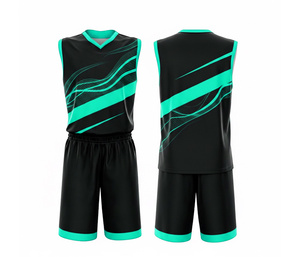 Maillot de basket sublimé de haute qualité, uniforme d'équipe personnalisé, vente en gros, en polyester respirant et à séchage rapide, pour hommes et femmes - Product Image 4