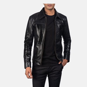 Veste en cuir pour homme, best-seller du printemps, sur mesure, nouveau style, prix de gros raisonnable, haute qualité, respirante, coupe-vent - Product Image 2