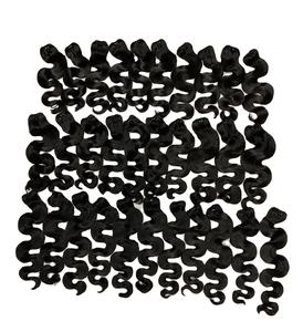 Meilleure vente de paquets de trame de vague de corps vietnamiens non traités extension de cheveux humains vierges pleine longueur avec expédition rapide - Product Image 3