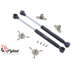 Vérin à gaz robuste en acier galvanisé pour armoire, support de levage hydraulique de 10 pouces, quincaillerie moderne pour meubles, amortisseur, mécanisme de maintien - Product Image 1