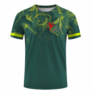 T-shirts streetwear à manches courtes, imprimés sur toute la surface, grandes tailles pour hommes, vente directe d'usine, respirants, t-shirts sublimés pour hommes - Product Image 1
