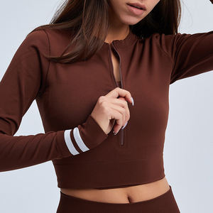 Ropa de Yoga de Fábrica OEM, Ropa Deportiva Suave, Elástica y Transpirable para Mujer, Entrenamiento Físico y Exportación a Todo el Mundo - Product Image 4