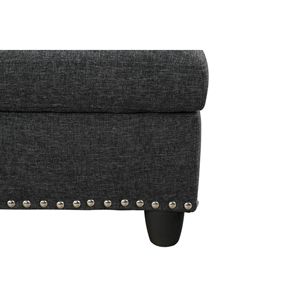 Divano Alger 98 con Chaise Longue e Pouf, Orientamento a Sinistra, per Arredamento Soggiorno - Product Image 2