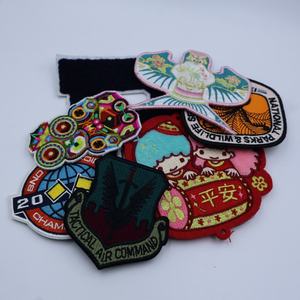 High Quality Chenille Varsity Lady Embroidered Square Patch Custom Personalized <b>Badge</b> for Clothing Shoes Bags Workwear Branding - Product Image 5