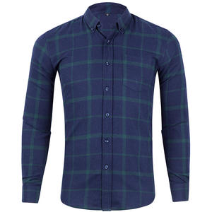 Camisa a cuadros de manga larga para hombre, estilo nuevo 2026, 100% algodón, para trabajo al aire libre, en oferta para adultos - Product Image 6
