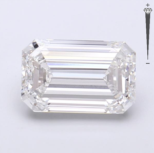 Diamante Cultivado en Laboratorio con Certificación IGI, Corte Esmeralda de 2.91 CT, Color E, Claridad VVS2, CVD LG 781647977 ROYAL GEMS para Joyería - Product Image 1