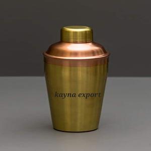 Ensemble de shaker à cocktails en métal de qualité supérieure, finition cuivre artisanale, capacité de 500 ml, accessoires de bar attrayants et écologiques - Product Image 6