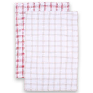 Serviette de cuisine en coton 100% certifié GOTS, tissée, à rayures et à carreaux, douce, confortable, séchage rapide, gaufrée, écologique, multi-usages - Product Image 3