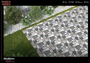 Carreaux de sol numériques pour extérieur, céramique mate 300x300mm 30x30cm 12x12 pouces, solution de revêtement pour allée, garage et extérieur - Product Image 2