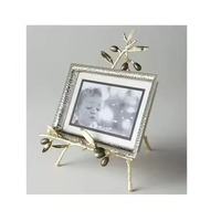 Cadre photo en métal et verre de haute qualité, élégant, pour la décoration de la maison