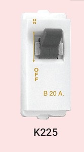 MCB แบบขั้วเดียว DC (10A-32A) พลาสติก - Product Image 1