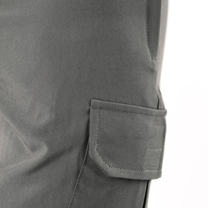 Pantalones Cargo de Lona Transpirables y Ecológicos al por Mayor para Mujer, Pantalones Anchos de Cintura Media con Bolsillos, 100% Algodón - Product Image 4