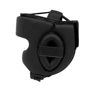 Casco de boxeo de PU para hombres y mujeres, equipo de protección para la cabeza de Taekwondo, Material de cuero, para entrenamiento de competición - Product Image 1