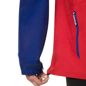 Veste coupe-vent imperméable personnalisée avec logo pour hommes et femmes, veste à capuche légère à fermeture éclair pour l'automne, col montant, tissu en toile - Product Image 4