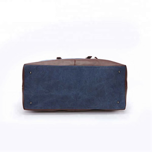 Latest Design SKEY CORPORATION 600D Cotton <b>Canvas</b> Overnight Duffle Weekender <b>Holdall</b> Bag for Travel - Product Image 4