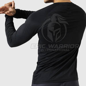 Camisetas de Compresión para Hombre con Logotipo Personalizado, Ropa Deportiva para Entrenamiento y Running - Product Image 6