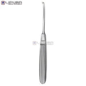 Raspador Muehling de 4 mm, Curvo, Corto, Quirúrgico, para Huesos, Instrumentos Médicos, Disección, Alta Calidad, Ortopedia, ORL - Product Image 2