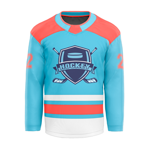 Nouveau style et couleur, maillot de hockey sur glace pour hommes, 100% polyester, arène intérieure, design personnalisable, respectueux de l'environnement, pour matchs en plein air, stade - Product Image 1