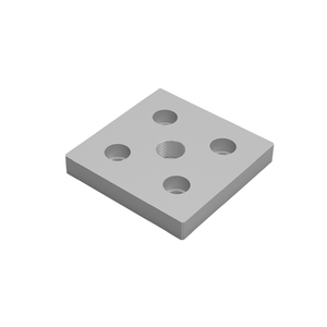 GUAN RUEI Serie 4040 M8 Aleación de Aluminio ADC12/SS41 Placa Cuadrada Plateada Perfiles de Soporte para Estructura de Máquina Marco Industrial - Product Image 3