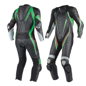 Nouvelle arrivée Combinaison en cuir pour moto professionnelle personnalisée Imperméable Coupe-vent Toutes saisons Prix d'usine Matériel solide Homme - Product Image 3