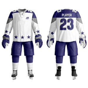 Produit phare : Uniforme de hockey sur glace, prix de gros, uniforme de hockey sur glace 100% polyester - Product Image 1