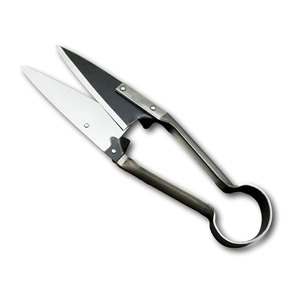 Silver 12 1/2 Inch Carbon Steel Classic Style Handheld <b>Sheep</b> <b>Shears</b> 5 1/8 Inch Bypass Blade Leather Handle Veterinary Syringes - Product Image 1