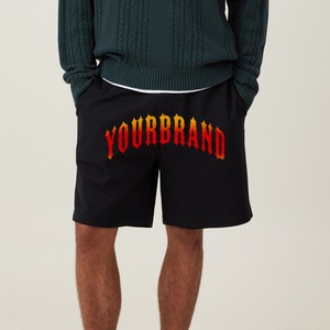 Custom Polyester Cotton Men Swim Shorts 3D Embroidery OEM Summer Vacation Holiday <b>Mesh</b> Basketball Sweat <b>Pants</b> - Product Image 4